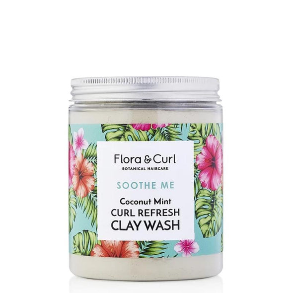 Soothe Me Coconut Mint Curl Refresh Clay Wash (240g)