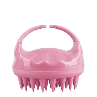 Silicone Hair and Scalp Massager - Pink